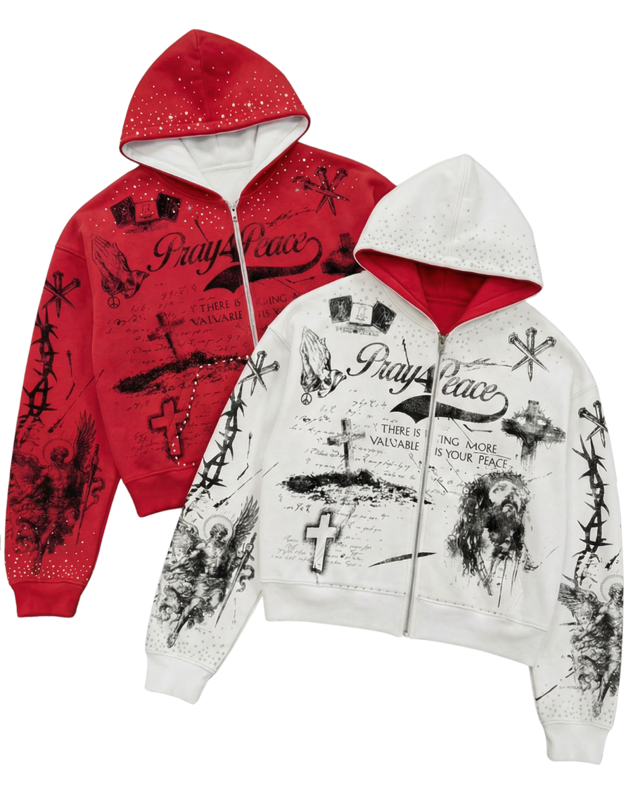 REVERSIBLE Red & White “CHOSEN SACRIFICE“